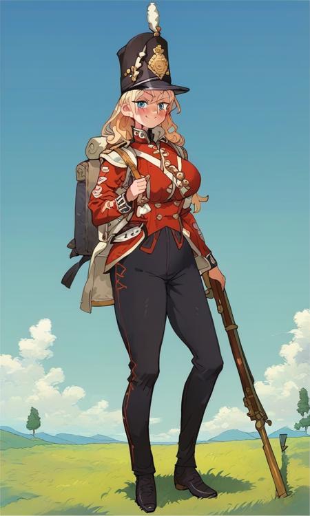 Red coat:british army uniform