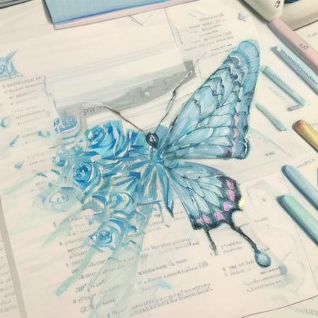 butterflyRoseC