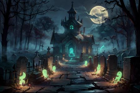 Graveyard Background