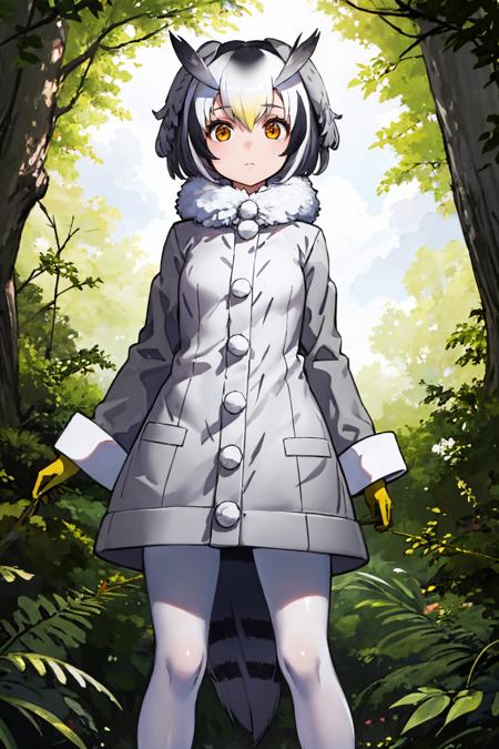 Northern White-Faced Owl / Professor Konoha | Kemono Friends