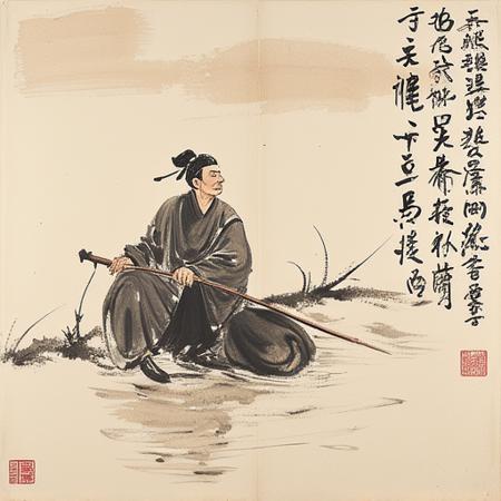 style of Qi Baishi [FLUX] 170版本V1 (ID: 783857)