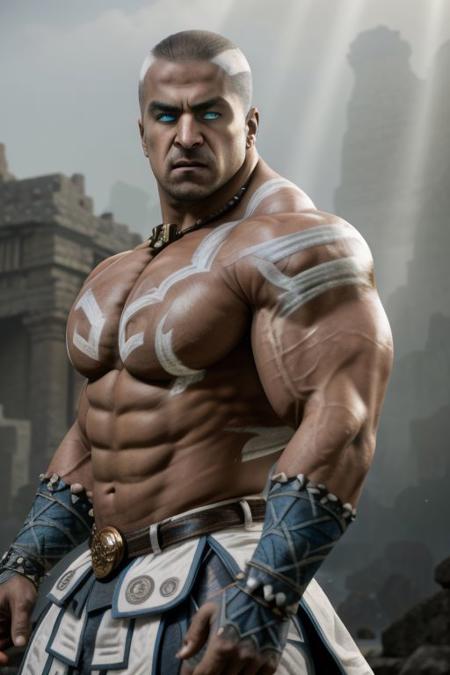 Kotal Kahn MK11 Bald Version