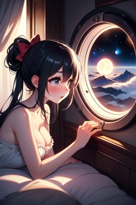 girl like ship porthole