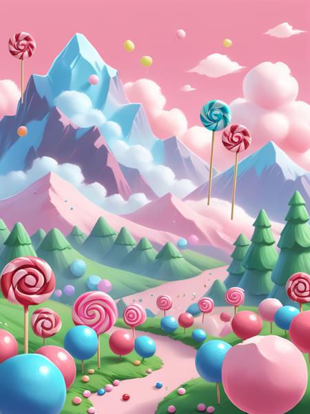 Cartoon Style XL -by Happy Ai/Game Scenes/Anime Style/Flat Anime/Flat Illustration/卡通/Q版/游戏人物场景/漫画のゲームシーン/만화 게임