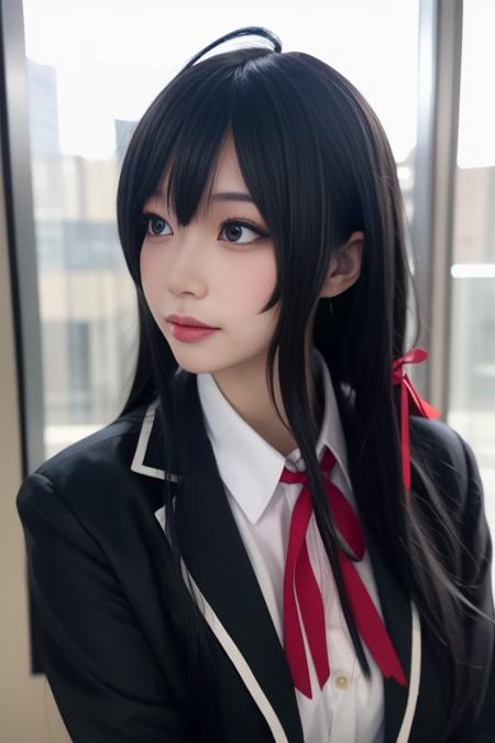 雪之下雪乃 冬校服 yukinoshita yukino