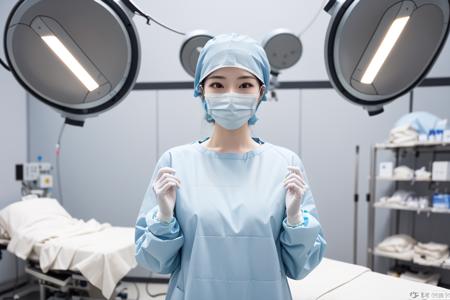 Surgeon Hands Up