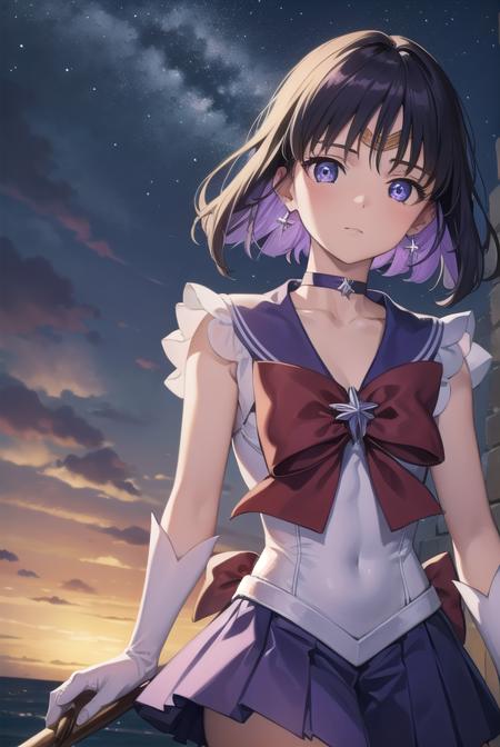 Hotaru Tomoe (土萠 ほたる) / Sailor Saturn (セーラーサターン) - Sailor Moon (美少女戦士セーラームーン)