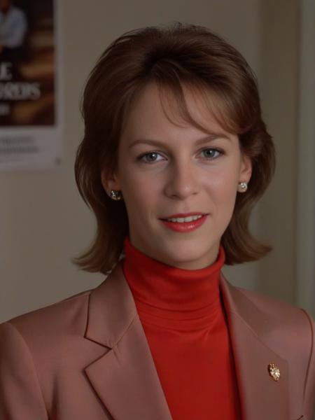 DM's Jamie Lee Curtis , SD1.5 + Laurie Strode SDXL model