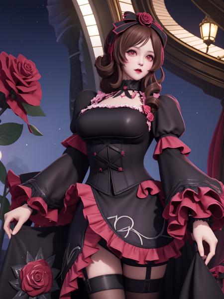 王者荣耀_露娜_哥特玫瑰_Honor of kings_Luna