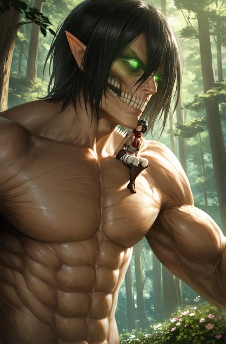 Attack titan [Attack on titan (ATOT)]  [IL] [1.5]版本Illustrious v1.0 (ID: 1091125)