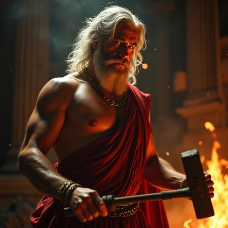 Greek mythology cinematic style XL + F1D