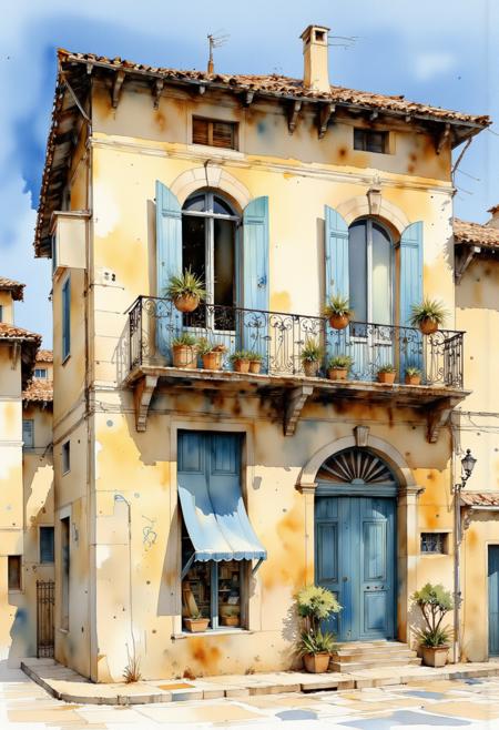 Watercolor painting