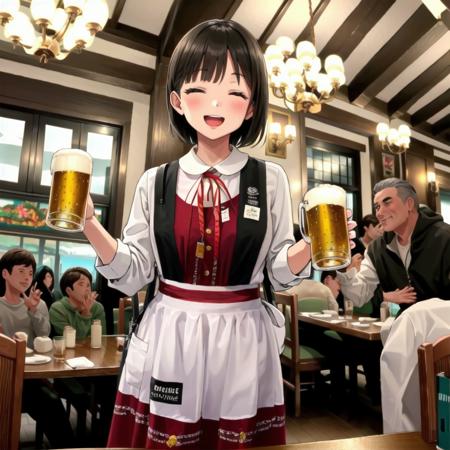 大阪梅田の老舗ビアホール A long-established beer hall in Osaka, Umeda Newmunchen SD15版本SD15_V2 (ID: 178562)
