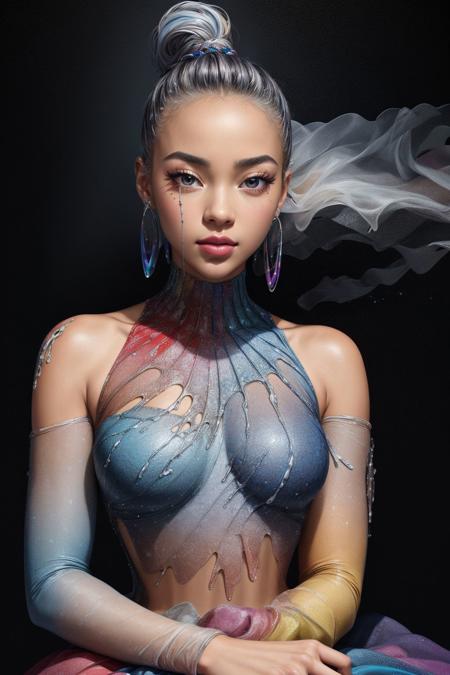 Liquid Paint Clothing Effect