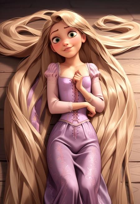 Rapunzel from Tangled (Pony XL)版本Rapunzel - Long Hair v1 (ID: 499423)