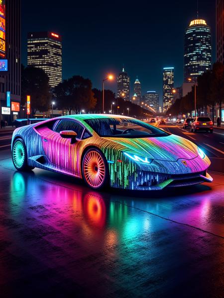 Glowing Glitch FLUX &SDXL