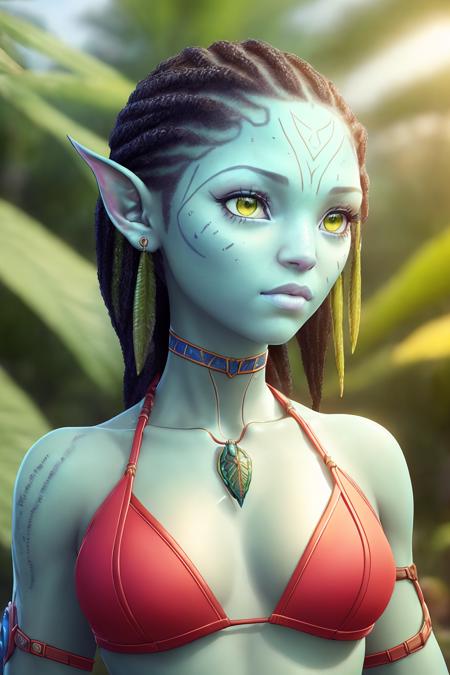 Neytiri te Tskaha Mo'at'ite / Na'vi girl / Avatar alien girl