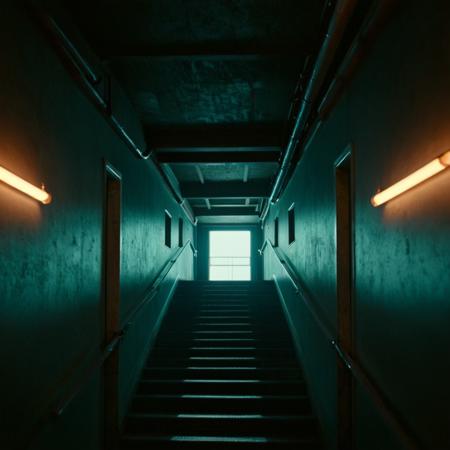 Fluorescent cinematic lighting style XL