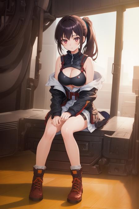 正常坐姿与站着弯腰 / Normal sitting posture and bending over while standing (full body)
