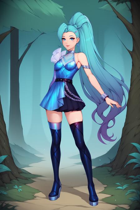 K/DA All Out Seraphine (League of Legends) - Comission LoRA PonyXL [NSFW Support]