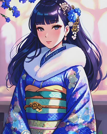 Furisode Fur Collar