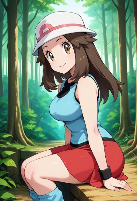 Leaf: Gorgeous Leaf Green | リーフ  (Pokemon) [Pony & Illustrious & SD1.5]版本Illustrious (ID: 1083565)