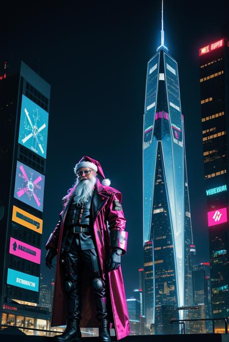Cyberpunk Santa Claus