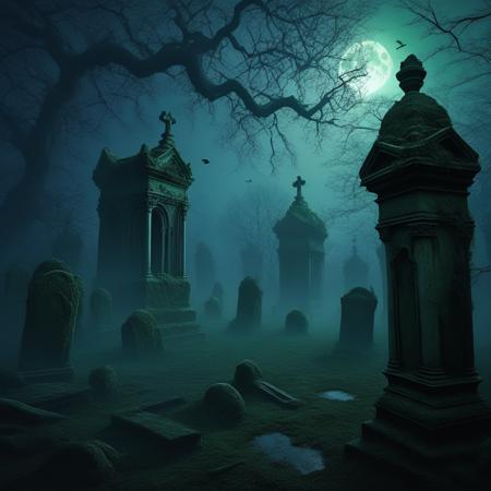 Haunted Streets of Highgate: A Gothic Cemetery Lora