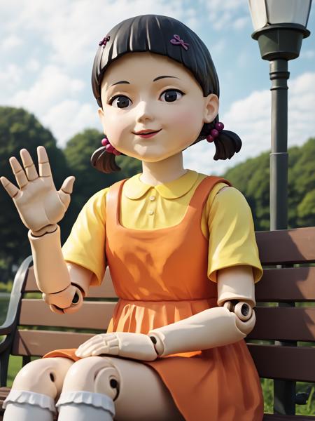 Young-hee (The doll from Squid Game)