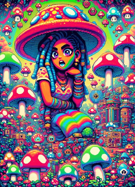 DonM - Shroom Kingdom 8bit [SD,SDXL,Pony]