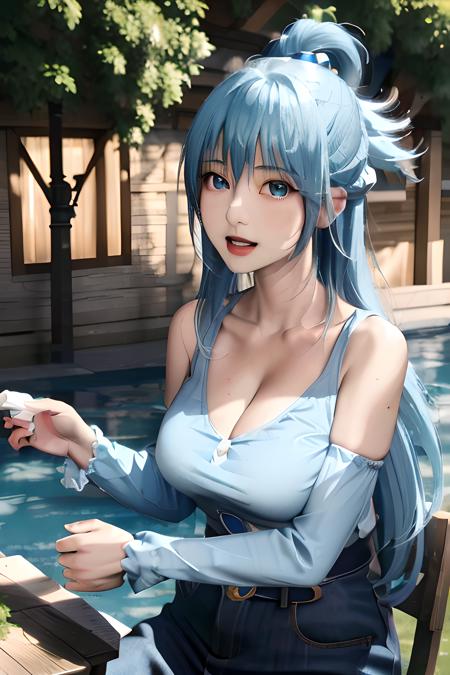 Aqua - Konosuba - Kono Subarashii Sekai ni Shukufuku wo - Anime LoRA - HyperRealsitic