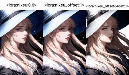 Nixeu Style LoRA版本offset 64 dim (ID: 73181)