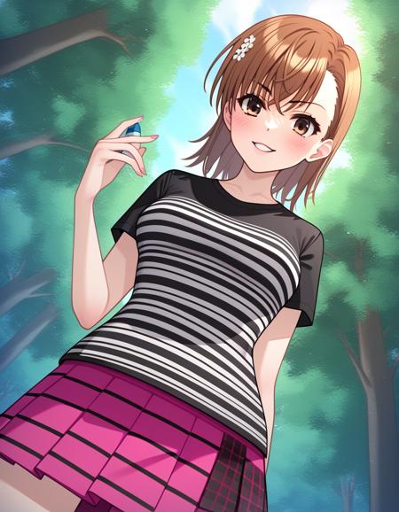 Hot Pink Skirt : 派手なピンクのスカート SDXL