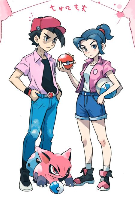 Ken Sugimori anime style