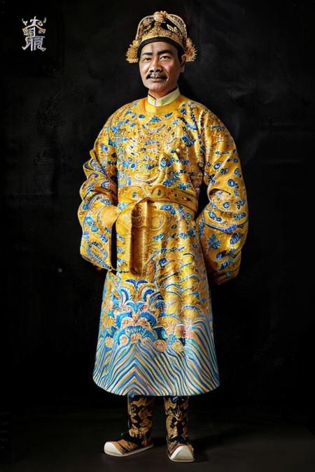 Vietnam Nguyen dynasty dragon robe