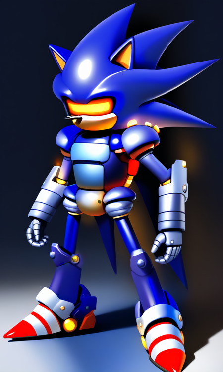 Mecha Sonic - Sonic Series (Pony)
