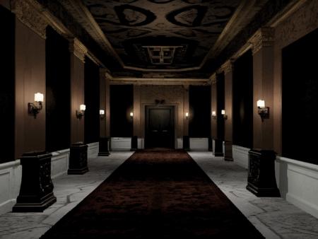 Resident Evil (1996) Mansion Background