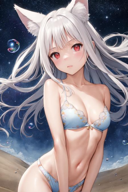 SilvermoonMix01 | delicate skin and hair texture