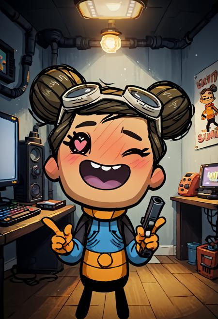 Oxygen Not Included style (Klei entertainment)