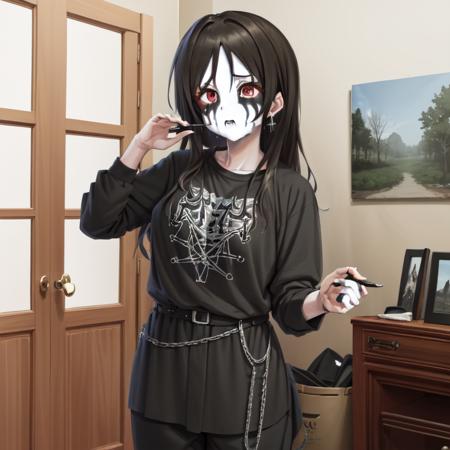 Corpse Paint/Black Metal Makeup - Concept