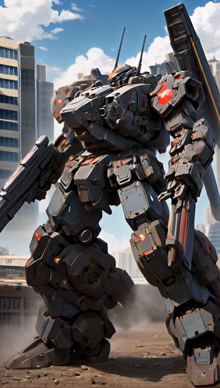 Super robot diffusion(Gundam, EVA, ARMORED CORE, BATTLE TECH like mecha lora)