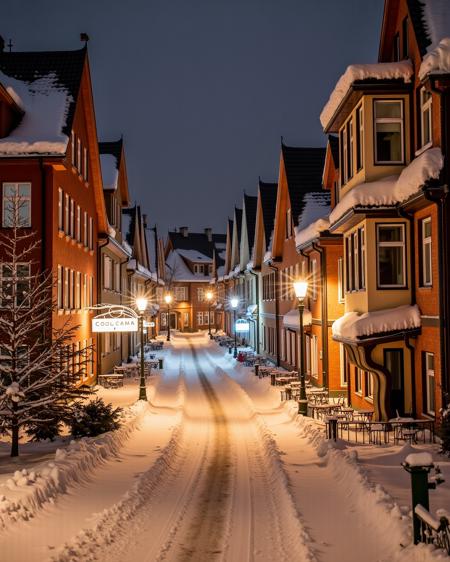 Winter Time Flux Background