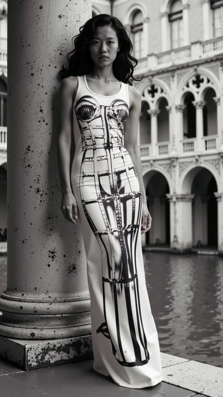 Jean Paul Gaultier - Cage Dress [Flux]版本V1 (ID: 782573)