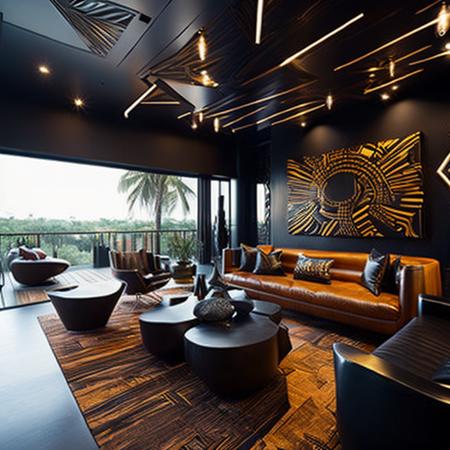 African style interior design