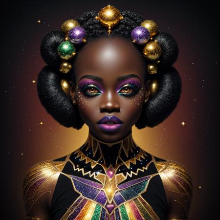 Celestial Chromatic with Bodypaint: A Symphony of Light and Color ?✨?