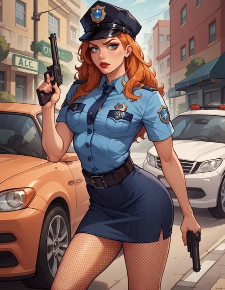 Policewoman Uniform PONYXL