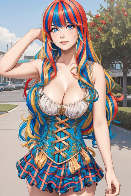 ?Hair Flair Collection? - Multi Color Hairstyle