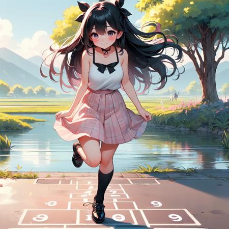 girl like hopscotch