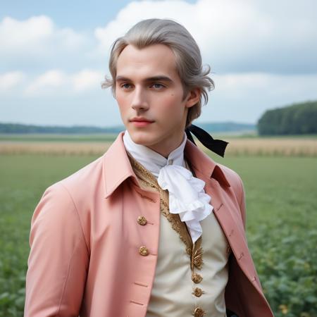 18th century men (rococo clothing, makeup, wigs - PonyXL)版本Pony Realistic Mix v1 (ID: 1209040)