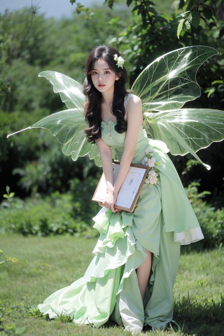 JAY - GREEN BUTTERFLY DRESS